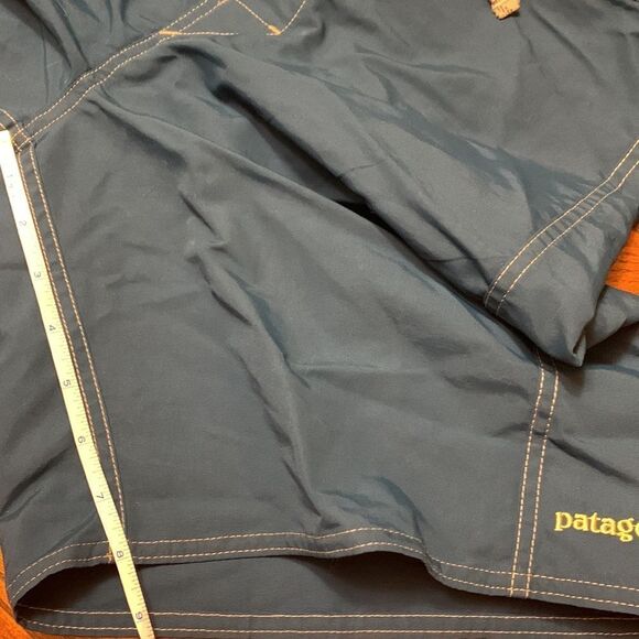 PATAGONIA minimalist board shorts button/tie fly zip pocket men’s sz 31 - Picture 9 of 11